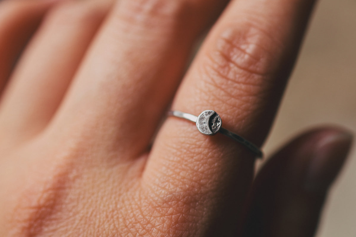 Size 8.75 Under this Moon Ring
