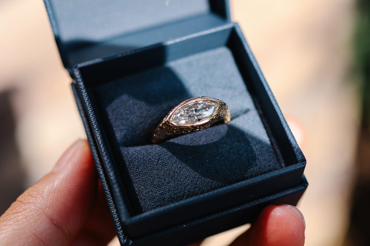 Destash! Size 6.75 18k Gold 1.5ct Diamond Ring