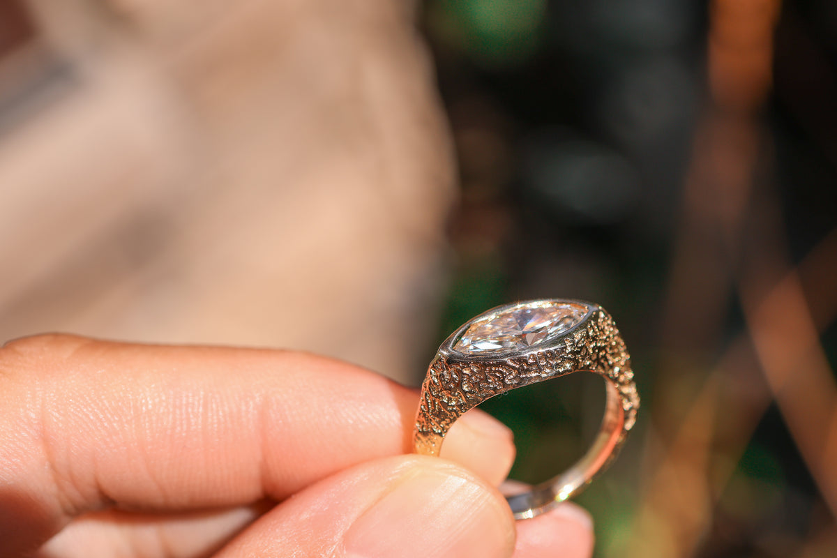 Destash! Size 6.75 18k Gold 1.5ct Diamond Ring