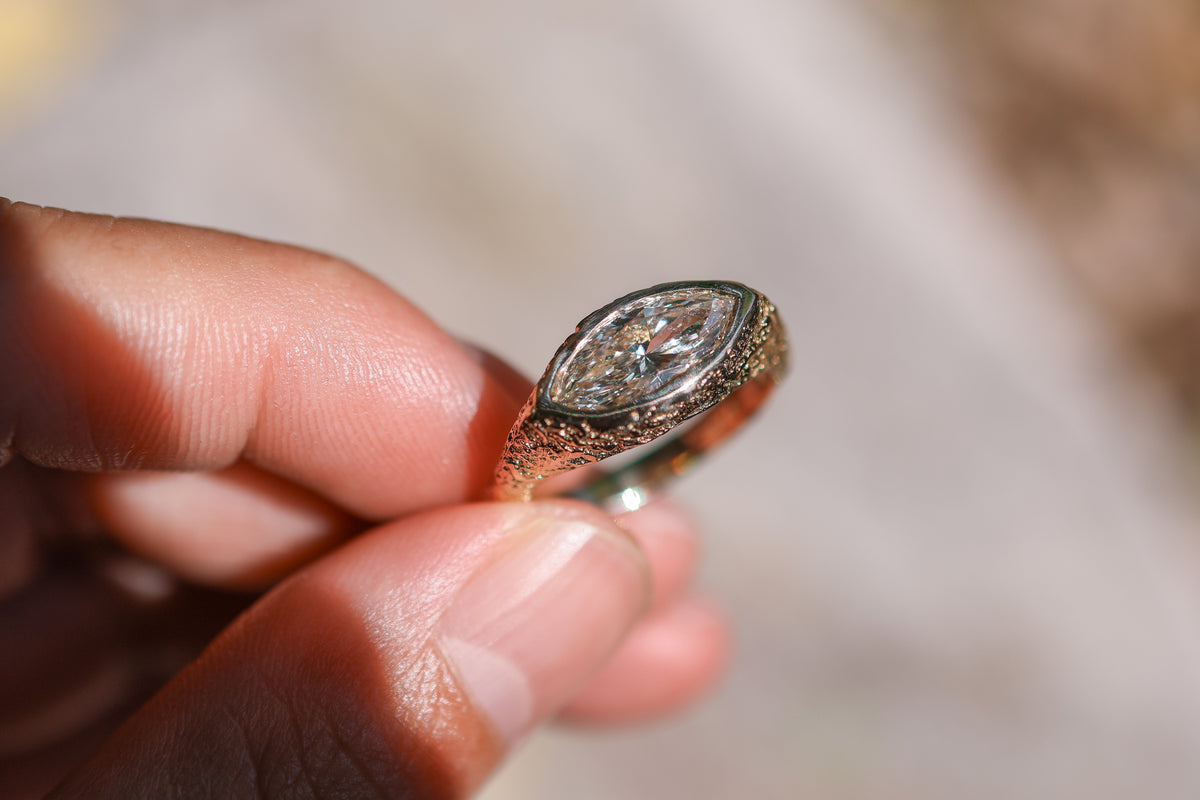 Destash! Size 6.75 18k Gold 1.5ct Diamond Ring