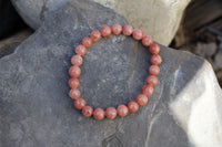 Fire Quartz Bead Bracelet