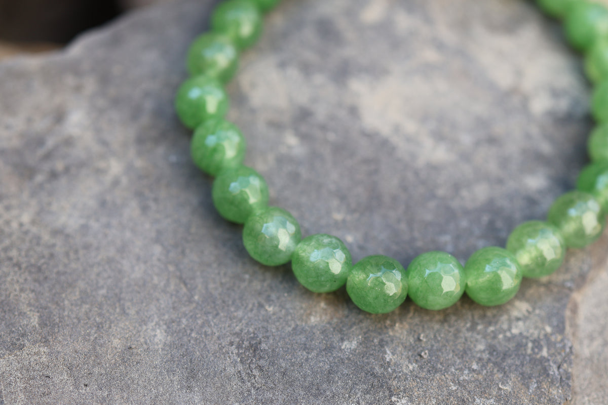 Green Aventurine Bead Bracelet