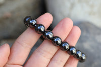Round Hematite Bead Bracelet