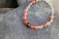 Quartz Bead Bracelet