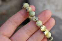 Yellow Serpentine Bead Bracelet