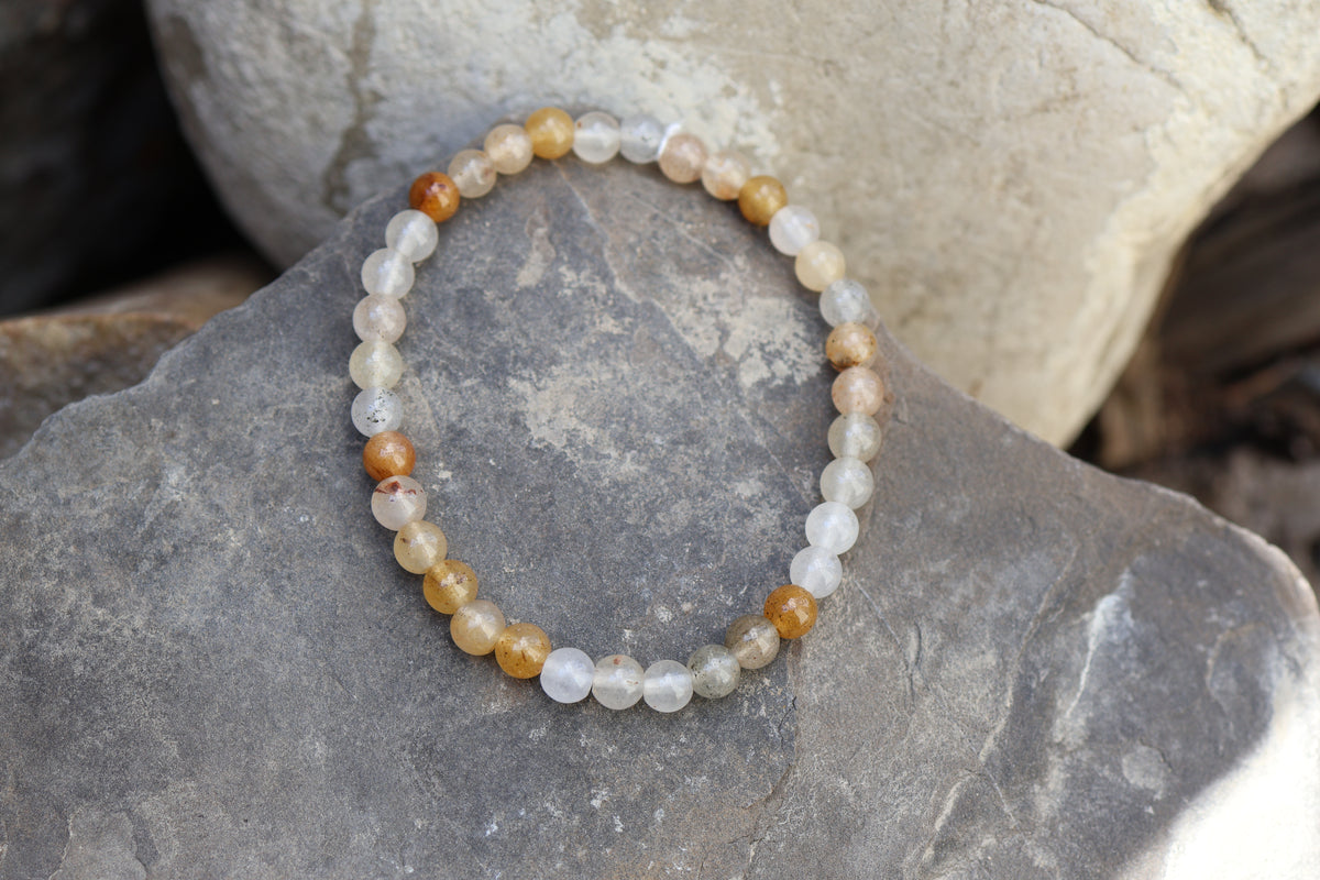 Agate Bead Bracelet