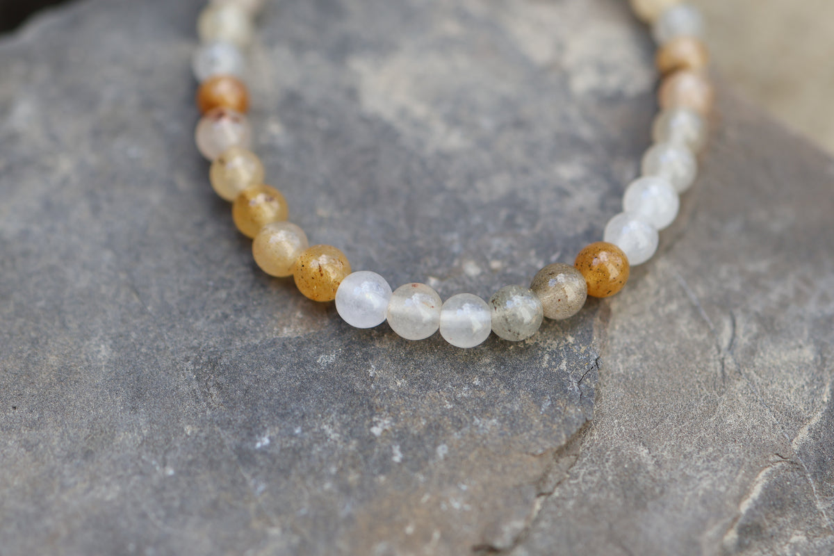Agate Bead Bracelet