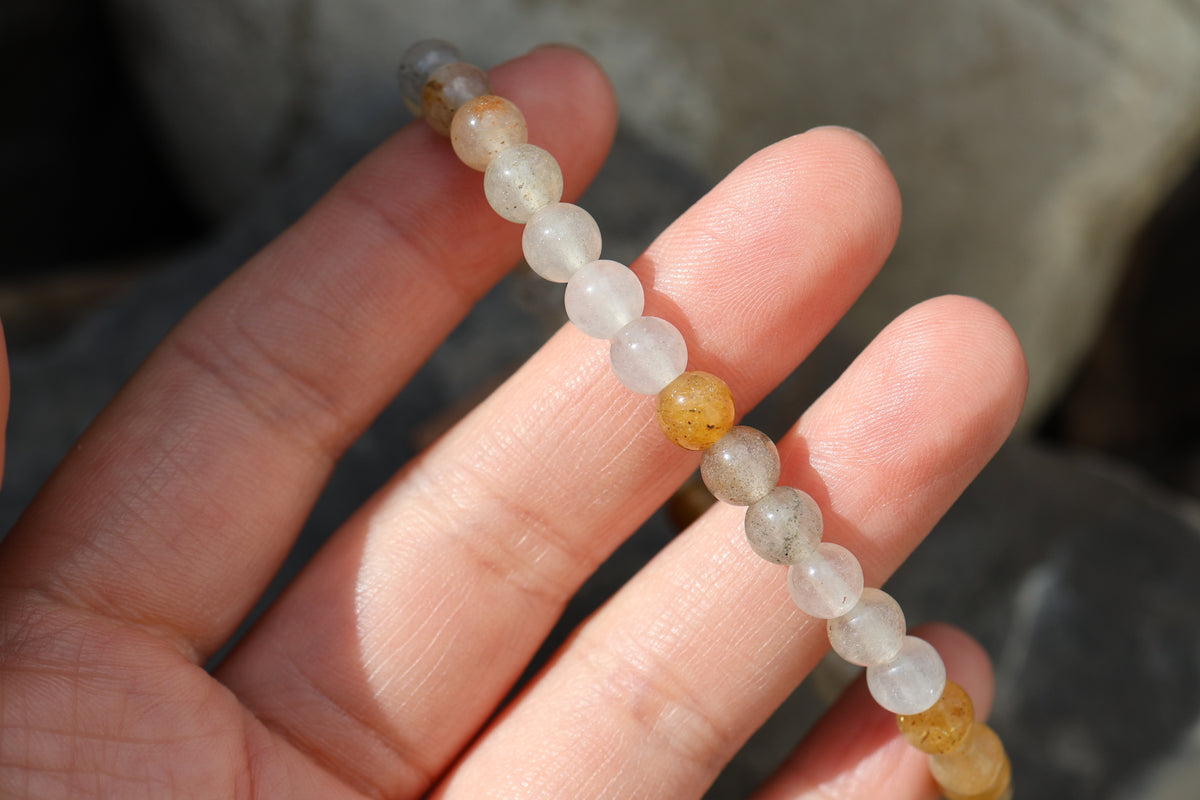 Agate Bead Bracelet