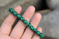 Malachite Style Bead Bracelet