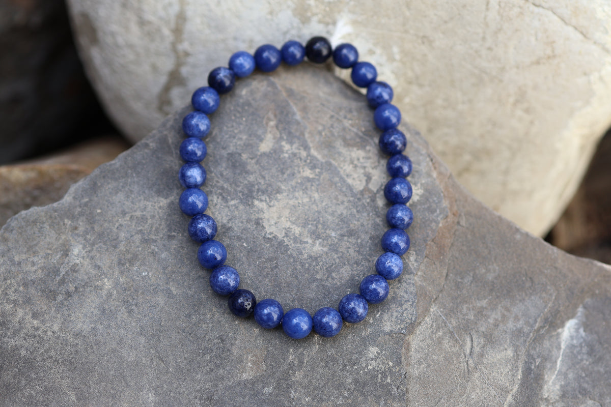 Lapis Lazuli Bead Bracelet