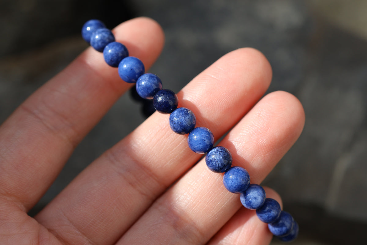 Lapis Lazuli Bead Bracelet