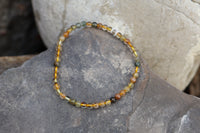 Rutilated Quartz Bead Bracelet