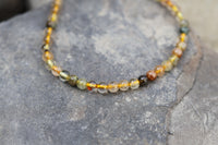 Rutilated Quartz Bead Bracelet
