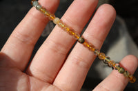 Rutilated Quartz Bead Bracelet