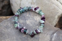 Fluorite Bead Bracelet