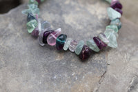 Fluorite Bead Bracelet