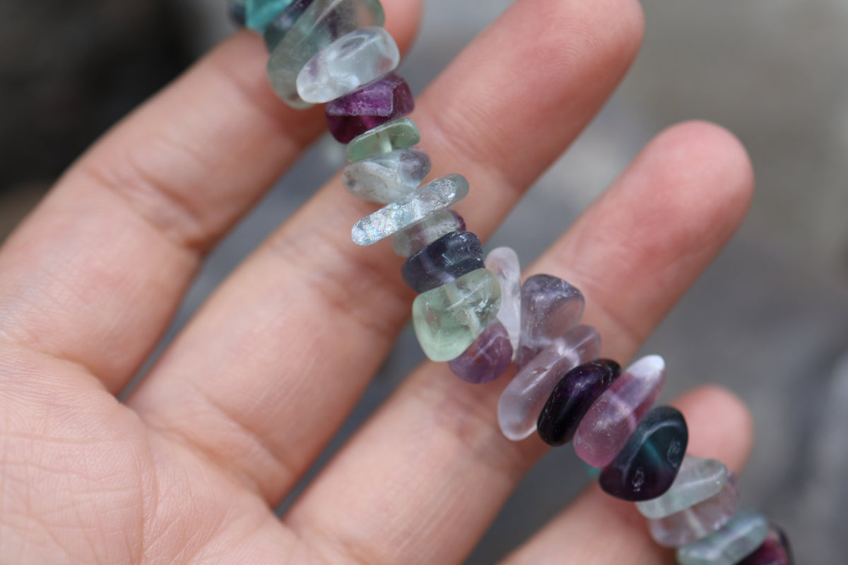 Fluorite Bead Bracelet