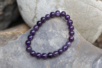 Amethyst Bead Bracelet