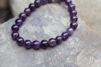 Amethyst Bead Bracelet