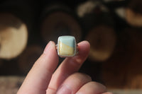 Size 6 Blue Mountain Jasper Terra Stacking Ring Set