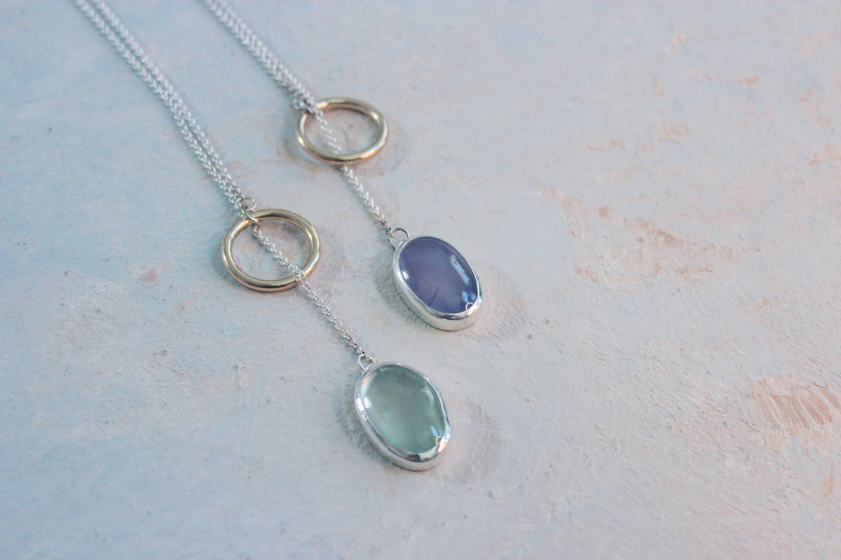 Sale!- Gumdrop Lariat Necklaces
