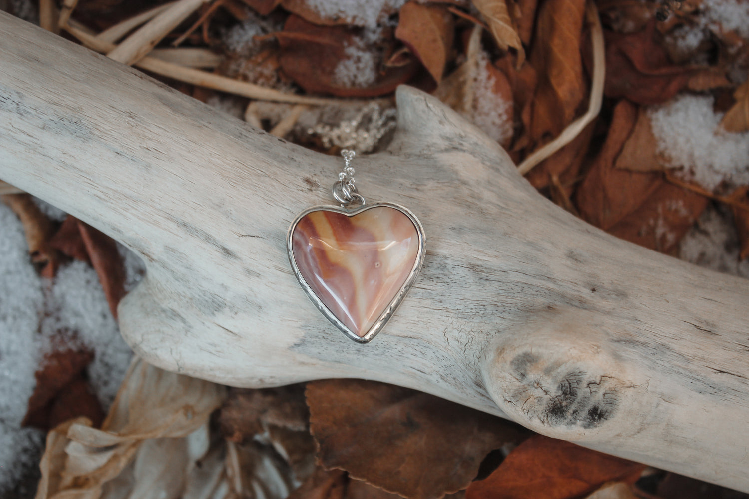 Sunset Heart Necklace
