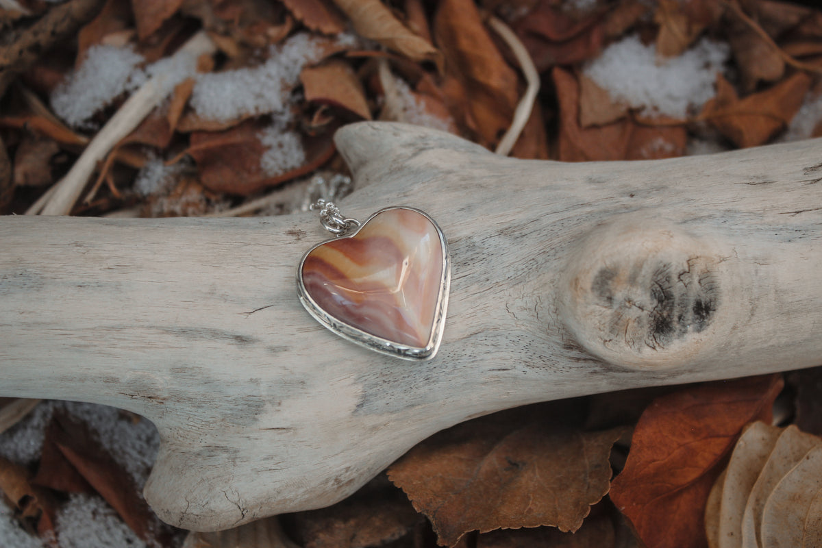 Sunset Heart Necklace