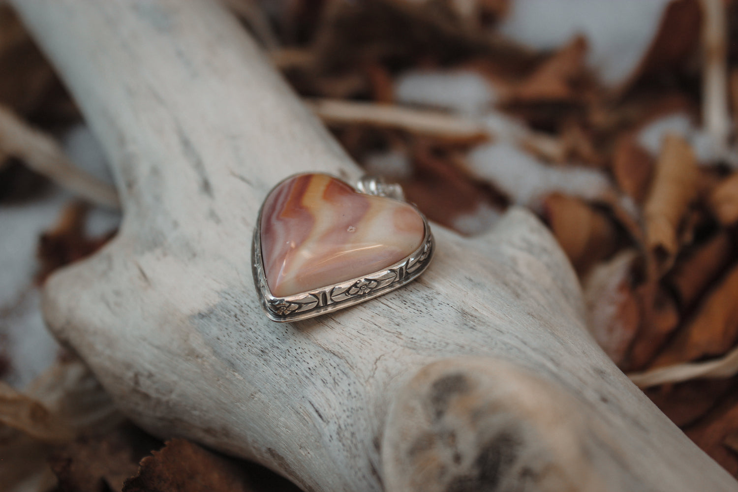 Sunset Heart Necklace