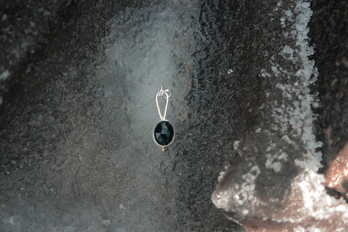Black Spinel Necklace